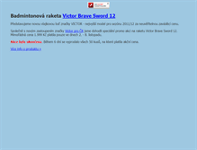 Tablet Screenshot of bravesword12.sportobchod.cz