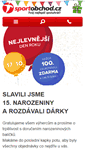 Mobile Screenshot of narozeniny.sportobchod.cz