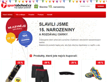 Tablet Screenshot of narozeniny.sportobchod.cz